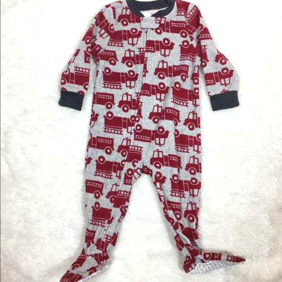 NWT fire truck fleece pajamas - Picture 2 of 5